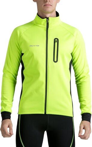 Mens Winter Cycling Jacket Reflective Water Resistant in Saudi Arabia