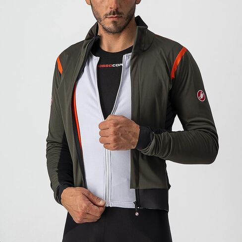 Castelli Men's Alpha RoS 2 Jacket, Waterproof, Breathable Lightweight Insulated Winter Protection for Biking & Road Cycling in Saudi Arabia