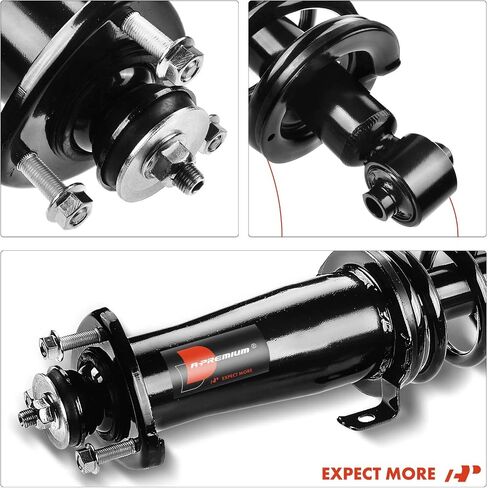 دعامات خلفية كاملة ممتازة مع نوابض ملفوفة متوافقة مع Lexus IS250 2006-2013 RWD Sedan 2.5L V6، IS350 2006-2013 RWD Sedan 3.5L V6 Auto، [باستثناء حافة 16.7 بوصة]، استبدال # 1345766 - مجموعة من 2 in Kuwait