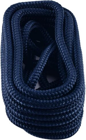 خطوط قفص الاتهام المصنوعة من النايلون المضفر المزدوج المصنوعة من Amarine بقوة 4840 رطلاً (الطول: 35 قدمًا. العمق: 1/2 بوصة العيينة: 12 بوصة) 2 حزمة من خطوط رصيف القوارب البحرية التي تحمل الحبال البحرية حد حمل العمل: 968 رطلاً in Kuwait