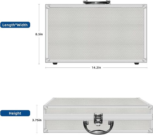 Hard Battery Organizer Storage Box - Holds 100+ Batteries + Battery Tester | Durable | Waterproof & Shockproof | Organize and Store AA AAA C D 9V Batteries (Diamond Panel, Black-1) in Saudi Arabia