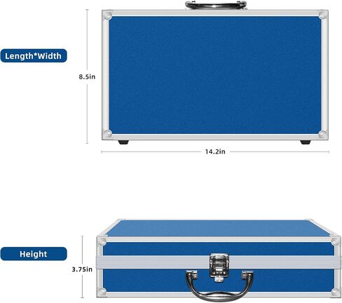 Hard Battery Organizer Storage Box - Holds 100+ Batteries + Battery Tester | Durable | Waterproof & Shockproof | Organize and Store AA AAA C D 9V Batteries (Diamond Panel, Black-1) in Saudi Arabia