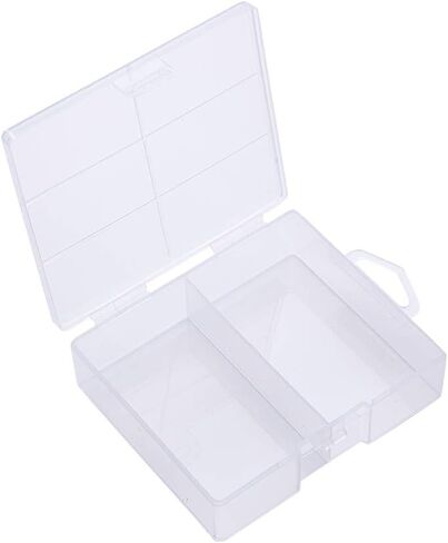 Fielect 100 x AA Battery Storage Case Holder Organizer Box Transparent in Saudi Arabia
