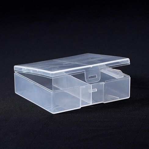 Fielect 100 x AA Battery Storage Case Holder Organizer Box Transparent in Saudi Arabia