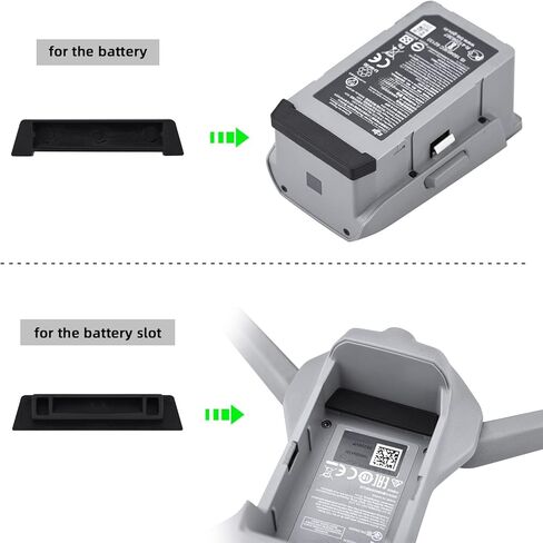 HeiyRC Battery Safe Bag & Battery Dust-proof Plugs for DJI Air 2S/Mavic Air 2 Batteries Protection Storage Case Fireproof Explosion-proof Pouch (3+1 Set) in Saudi Arabia