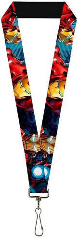 Buckle Down Marvel Avengers Lanyard-1.0"-Iron Man Action1 in Saudi Arabia