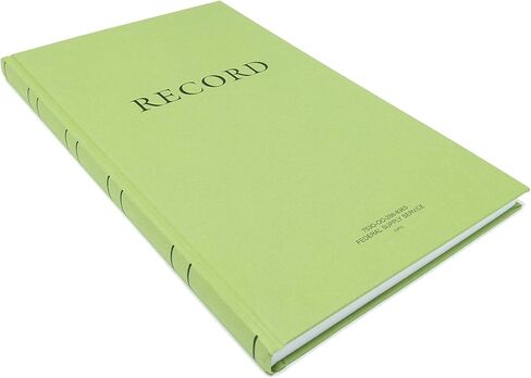 كتاب السجل العسكري الأخضر Tacticai، 8.5 بوصة × 14 بوصة - 288 صفحة، كتاب سجل لحفظ السجلات وسلسلة التوريد والمخزون والتدريب والصيانة والعمليات الميدانية، NSN 7530-00-286-8363 in Kuwait