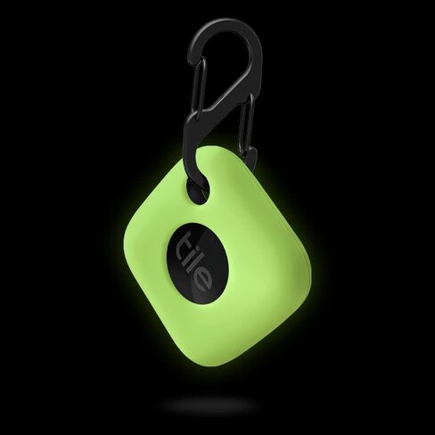 Geiomoo Silicone Case for Tile Mate 2022 Tracker, Soft Flexible Scratch Resistant Cover with Carabiner (Black) in Saudi Arabia