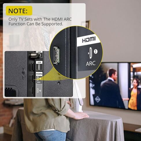PROZOR HDMI مستخرج الصوت 192 كيلو هرتز DAC محول ARC مستخرج الصوت يدعم صوت HDMI الرقمي إلى صوت ستيريو تناظري RCA L/R محوري SPDIF ومحول صوت جاك ARC مقاس 3.5 مم in Kuwait
