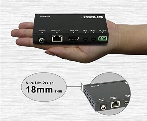 8x16 HDbaseT 4K Matrix SWITCHER 8x8 16x16 مع 8 أجهزة استقبال (CAT5e أو CAT6) HDMI HDCP2.2 توجيه HDTV SPDIF Audio CONTROL4 Savant Home Automation (8x16 HDbaseT Matrix - 230 قدم) in Kuwait