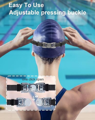 Seago Goggles Adult Swim Goggles for Men Women Anti Fog No Leak Clear Swimming Goggles Water Pool Goggles UV protection in Kuwait