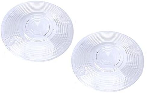 أغطية عدسات ZYTC Red Harley Turn Signal Lens مقاس 3 1/4 بوصة لـ Harley Touring Flat Electra Glide Road King Pack of 2 in Kuwait