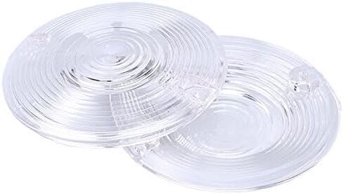أغطية عدسات ZYTC Red Harley Turn Signal Lens مقاس 3 1/4 بوصة لـ Harley Touring Flat Electra Glide Road King Pack of 2 in Kuwait