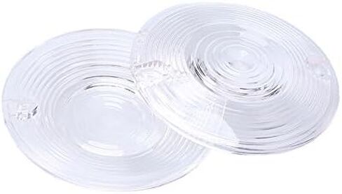 أغطية عدسات ZYTC Red Harley Turn Signal Lens مقاس 3 1/4 بوصة لـ Harley Touring Flat Electra Glide Road King Pack of 2 in Kuwait