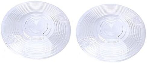 أغطية عدسات ZYTC Red Harley Turn Signal Lens مقاس 3 1/4 بوصة لـ Harley Touring Flat Electra Glide Road King Pack of 2 in Kuwait