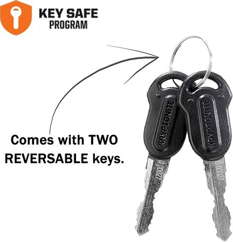 كابل قفل الدراجة Kryptonite KryptoFlex، بطول 2FT/6FT بطول 15 مم، كابل فولاذي مضفر شديد التحمل مضاد للسرقة للمعدات الخارجية، قفل الدراجة المجمع/المفتاح in Saudi Arabia