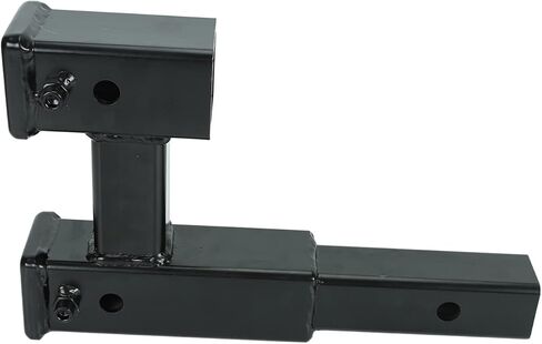 مقطورة 2 بوصة وصلة وصلة مزدوجة محول تمديد 9-1/2 بوصة لسحب حامل الدراجة، GTW 5,000 رطل، مع دبوس ومشبك in Kuwait