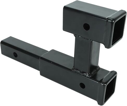 مقطورة 2 بوصة وصلة وصلة مزدوجة محول تمديد 9-1/2 بوصة لسحب حامل الدراجة، GTW 5,000 رطل، مع دبوس ومشبك in Kuwait