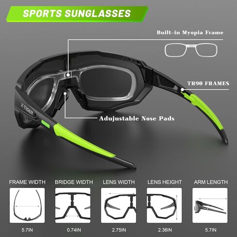 X-TIGER Polarized Sports Sunglasses for Men Women Cycling Glasses Baseball Running Fishing MTB Sunglasses UV400 in Saudi Arabia