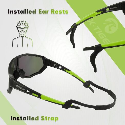 X-TIGER Polarized Sports Sunglasses for Men Women Cycling Glasses Baseball Running Fishing MTB Sunglasses UV400 in Saudi Arabia