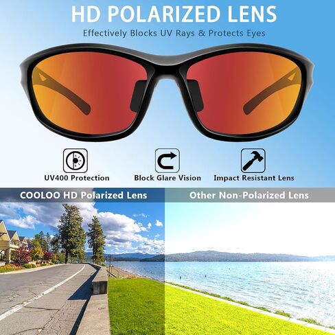 نظارات شمسية مستقطبة رياضية لركوب الدراجات للرجال والنساء نظارات حماية من الأشعة فوق البنفسجية لصيد الأسماك والجري في الهواء الطلق نظارات شمسية عصرية in Kuwait