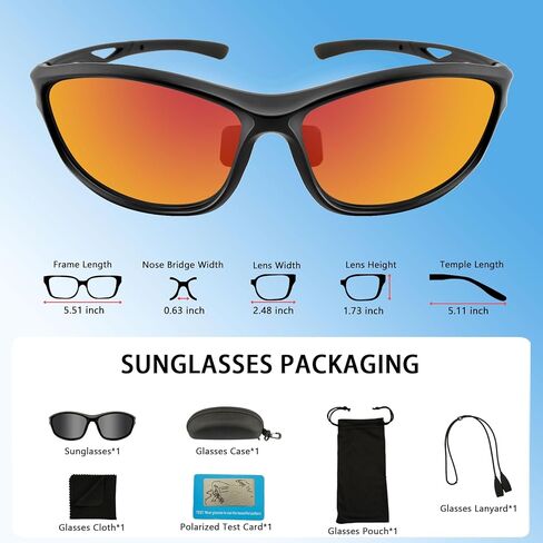 نظارات شمسية مستقطبة رياضية لركوب الدراجات للرجال والنساء نظارات حماية من الأشعة فوق البنفسجية لصيد الأسماك والجري في الهواء الطلق نظارات شمسية عصرية in Kuwait