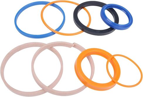 Hydraulic Cylinder Seal Kit 991-00100 Compatible with JCB Backhoe Loader 208S HF 210S 210SU 1400B 1550B 1600B 1700B 214 215 216 217 3C 3CX 3D 4CX 40mm X 70mm 99100100 991/00100 in Saudi Arabia
