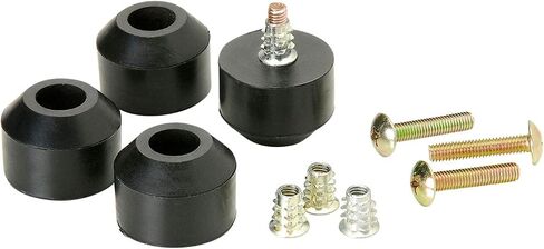 دايتون اوديو DRFS1 1-3/8" x 1" قواعد مطاطية شديدة التحمل 4 قطع. in Saudi Arabia