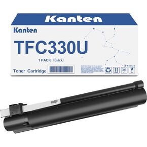 KANTEN T0SHIBA T-FC330U T-FC330U-K Toner Cartridge Black High Capacity Replacement for T0SHIBA E-Studio 330AC 400AC Printers,Yield:18,400 Pages (1-Pack)