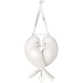 Hallmark Keepsake Christmas Ornament 2024, Growing In Love, Metal & Fabric, Gift for Couple