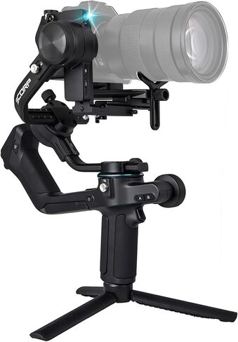 FeiyuTech SCORP 2[Official]Camera Stabilizer, Built-in AI Tracker,3-Axis Gimbal for Sony/Canon/Nikon/Fujifilm Mirrorless&DSLR Camera,Upgrade Joystick&Touch Screen,Max 5.51lbs, Native Vertical Shooting in Saudi Arabia
