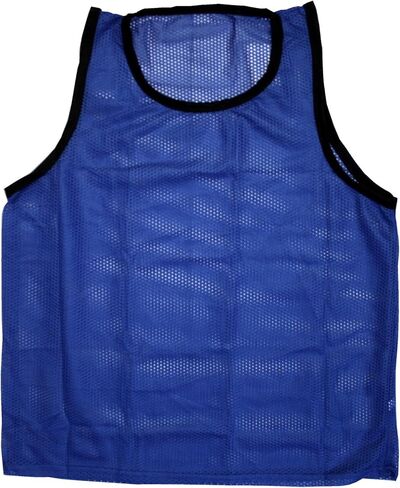 BlueDot Trading Adult RED Scrimmage Training Vests Pinnie Uniform in Nylon Mesh for all kinds of Sports Soccer, Football, Basketball, Lacrosse, 1 Pack in Saudi Arabia