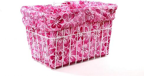 Cruiser Candy Bicycle Basket Liner Tote,Beach Cruiser Basket Cover, EBike Front Wire Or Wicker Bike Basket Fits Up to 15x12x10, Yoga Gym Beach Bag. Weatherproof Bike Bag (Dog PAW) in Saudi Arabia