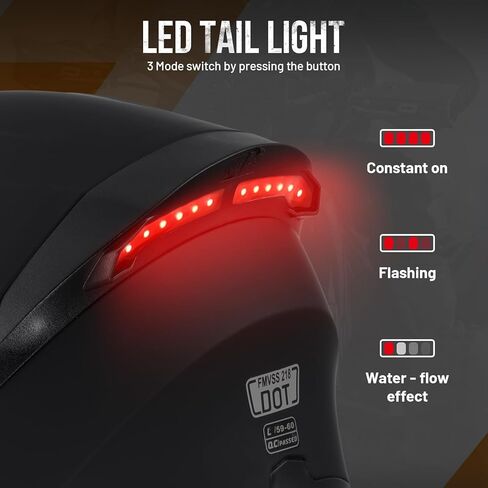 OUMURS Adult Modular Motorcycle Full Face Helmet, DOT Approved Dual Visor Flip up Modular Motorcycle Helmet for Unisex Adult, Motorbike Street Bike ATV Helmet in Kuwait