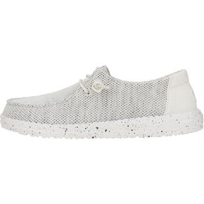 Hey Dude Wendy Stretch Sox أسود/أسود مقاس 7، أحذية نسائية، أحذية بدون كعب للسيدات، مريحة وخفيفة الوزن