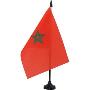 علم طاولة جنوب السودان من AZ FLAG مقاس 5 بوصة × 8 بوصة - علم مكتب جنوب السودان مقاس 21 × 14 سم - عصا وقاعدة بلاستيكية سوداء in Kuwait