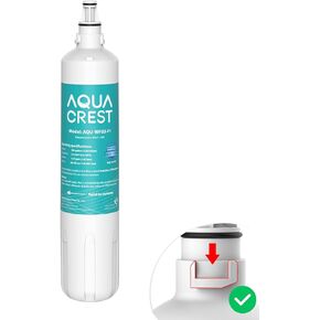 AQUA CREST 3US-PF01 فلتر مياه تحت الحوض، بديل معتمد NSF/ANSI 42 لمرشح المياه المتقدم 3US-PF01، 3US-MAX-F01H، Delta RP78702، Manitowoc K-00337، K-00338 فلتر مياه، 3 عبوات، رقم AQU- WF00