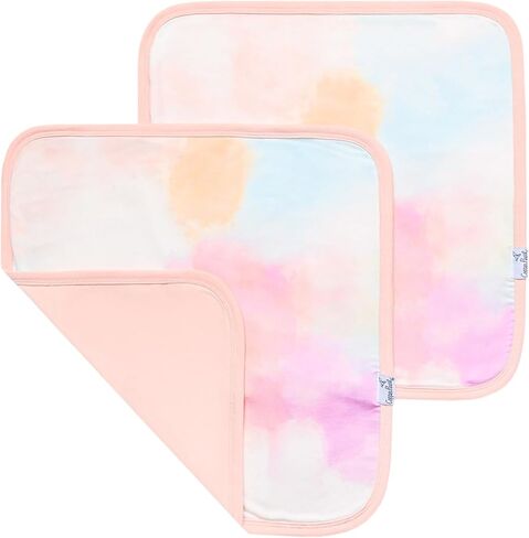 3-Layer Knit Security Blanket Set Sized 16" x 16" 2-Pack "Jolly" by Copper Pearl in Saudi Arabia