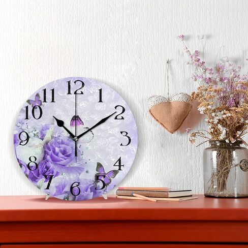 ساعة حائط بتصميم خلية نحل العسل من جنوم، ساعة مطبخ صامتة بدون تكتكة، ساعة حمام دائرية 9.5 انش تعمل بالبطارية كوارتز انالوج ديكور مكتب ديكور غرفة المعيشة in Kuwait