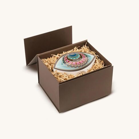 KARMA AND LUCK Celestial Unity - Evil Eye Zodiac Hand Crafted Ceramic Statue for Spiritual Protection,Home Decor Gifts, Ideal for Home Office, 20 x 12 x 13.5 cm in Saudi Arabia