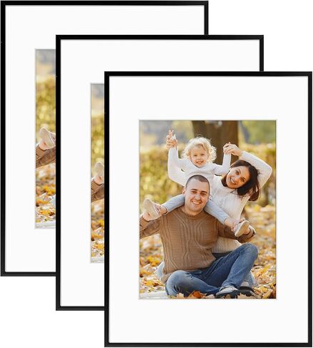 Mat Board Center, 13X19 Aluminum Picture Frames Set of 3 - Wall Display - for Art, Prints, Photos, Prints And More (Bronze, 13X19) in Kuwait