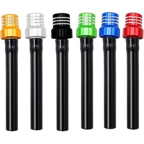 2 Pcs Gas Cap Vent Tube With Valve Ball, Fuel Gas Tank Cap Breather Vent Hose, Two-way Breather Tube Vent for Motorcycle 50cc 110cc 125cc 150cc Pit Bike Tao tao Kids ATV Quad Trail Bike(Black)