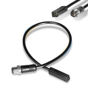 720074-12 AS EC QDE Ethernet Adapter Cable for Humminbird Helix Fishfinder G2N, G3N, and G4N Models to i-Pilot Link Trolling Motors Networking, 5-Pin to 8-Pin, Black