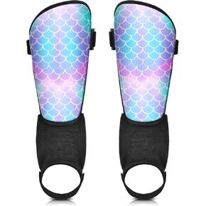 Soccer Shin Guards Kids Girls Youth, Shin Pads Protection Girls Shin Guards Soccer for Kids 2-7 Years Old for Football Games, EVA Cushion Protection Reduce Shocks and Injuries