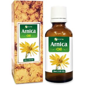Arnica Oil (Arnica Montana) Essential Oil 100% Pure & Natural Undiluted Unrefined Uncut Organic Standard Oil Therapeutic Grade Oil Aromatherapy Oil (50ml with Dropper)