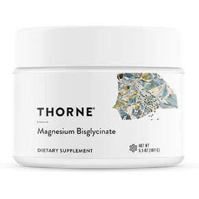 Thorne Magnesium Bisglycinate - Powdered Magnesium Formula - Support Restful Sleep, Muscle Recovery, Heart Health, and Metabolism - NSF Certified for Sport - Gluten-Free - 6.5 Oz - 60 Servings