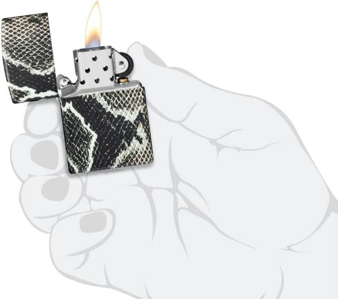 ولاعة جيب Zippo Spider Web Design عالية التلميع من الكروم in Saudi Arabia