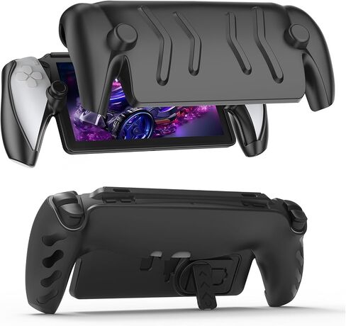 JOYTORN Full Protective Case Cover Compatible with Playstation Portal Remote Player,PS5 Portal Case with Detachable Front Shell,Back Case-Frosted Handheld Design(White) in Saudi Arabia
