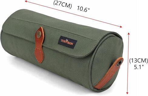 TOURBON Waxed Canvas Bicycle Top Tube Bag Bike Handlebar Basket (Green Flower) in Kuwait