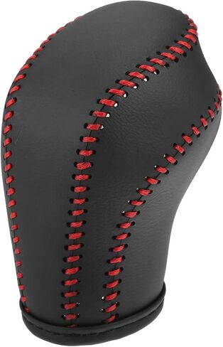 Gear Shift Knob Cover for Buick Lacrosse 09-12 with Black Stitches Durable | Interior Transmission Shifter Boot Lever Cover Black Faux Leather 1 Pcs in Kuwait